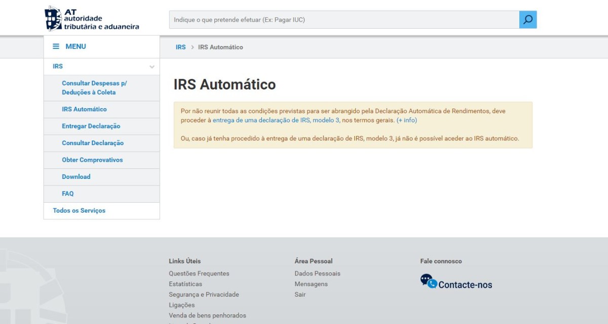 Como saber quem está abrangido pelo IRS automático (e outras datas importantes)