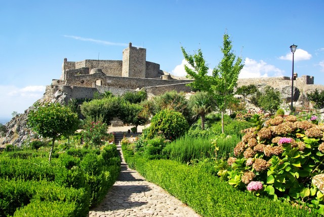 I giardini del castello di Marvão