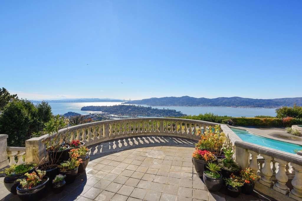 Uma varanda com vistas impressionantes