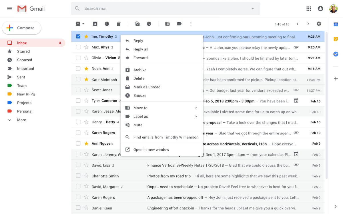 As novas funcionalidades do Gmail e (mais) alguns truques