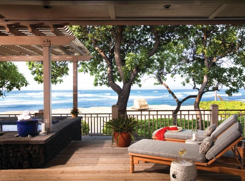 O hotel fica no Hawai