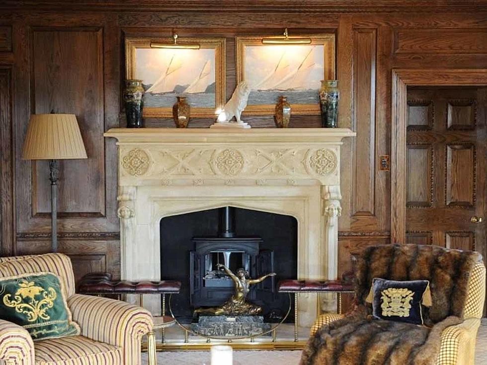 Os detalhes da lareira