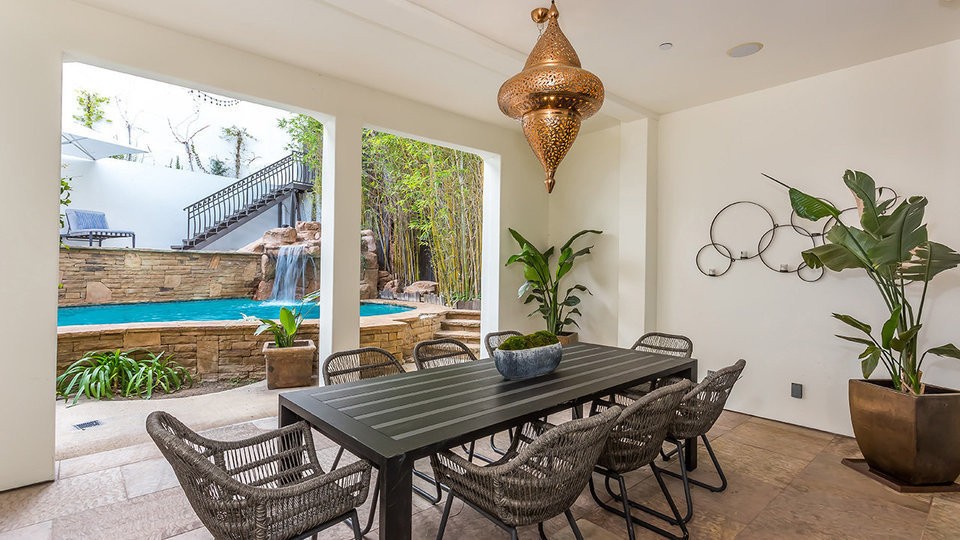 Uma zona de refeição informal