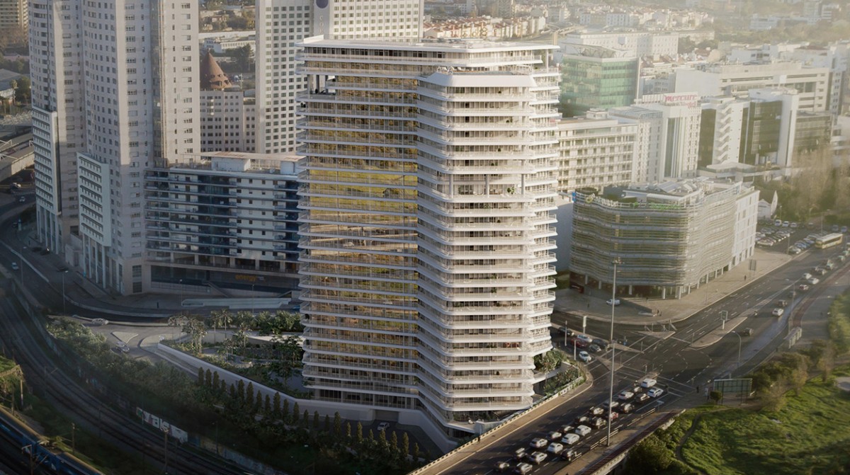 Construção da Infinity Tower em Lisboa com luz verde da CML