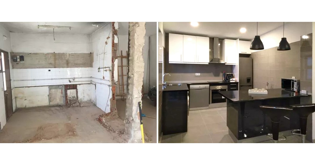 Antes e depois