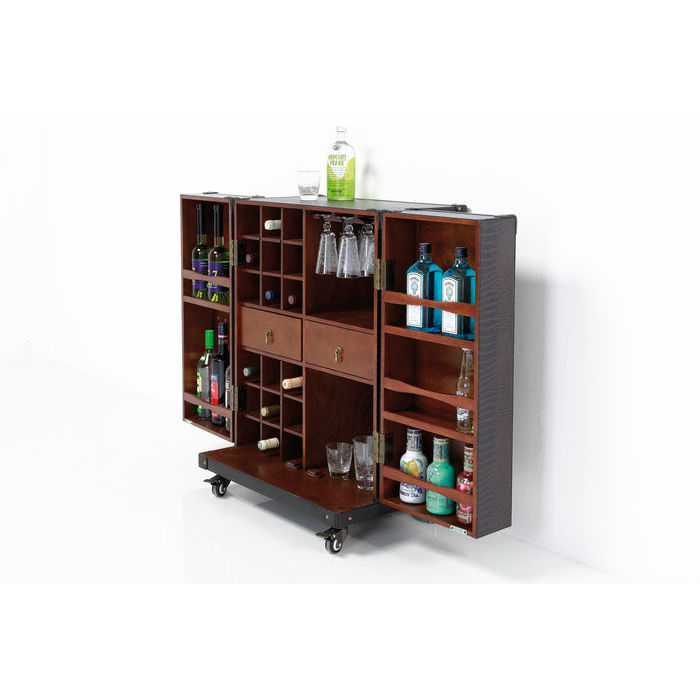 Podes armazenar garrafas e copos