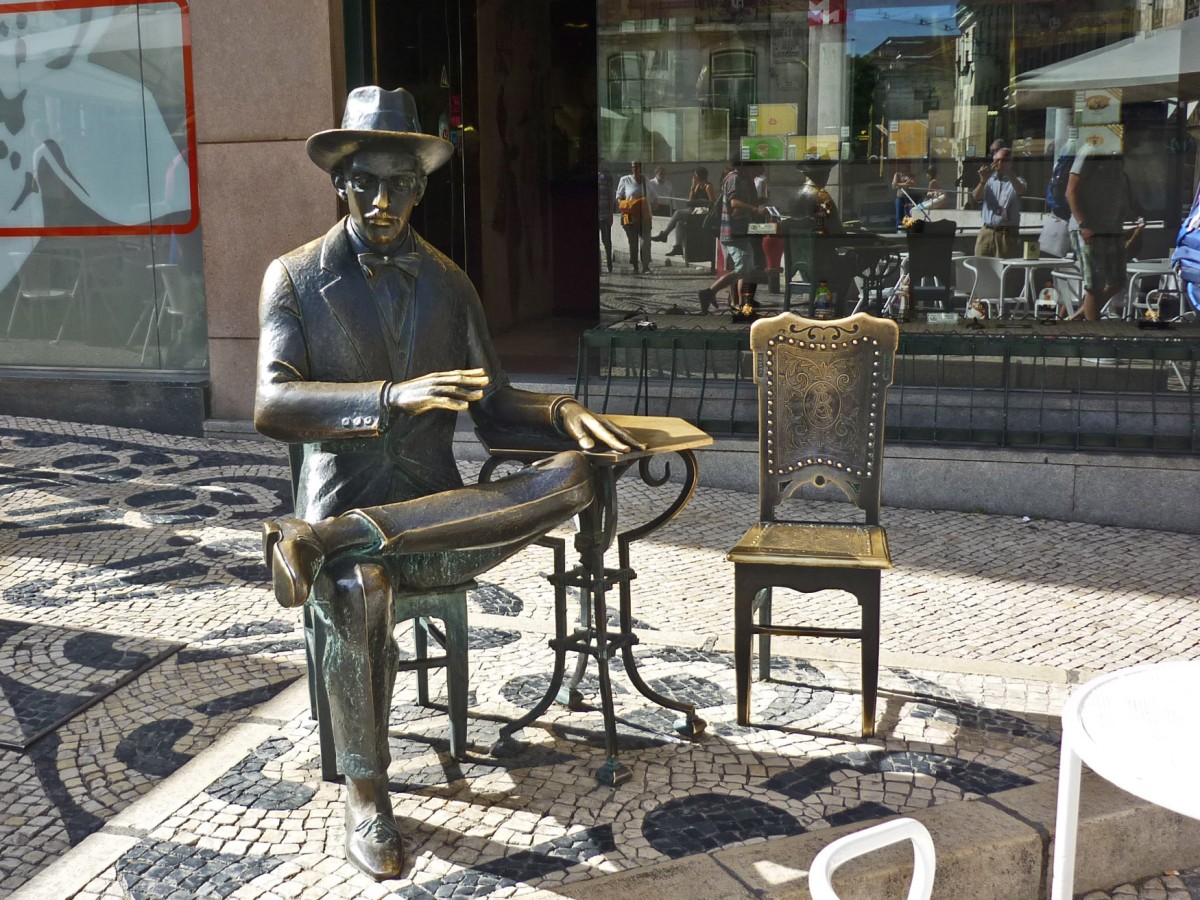 Os grandes autores, como Fernando Pessoa Os grandes autores, como Fernando Pessoa