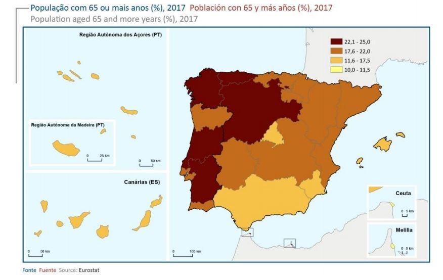 A velhice em Portugal e Espanha à lupa