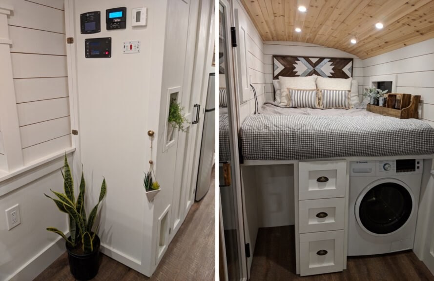 A entrada e o quarto A entrada e o quarto