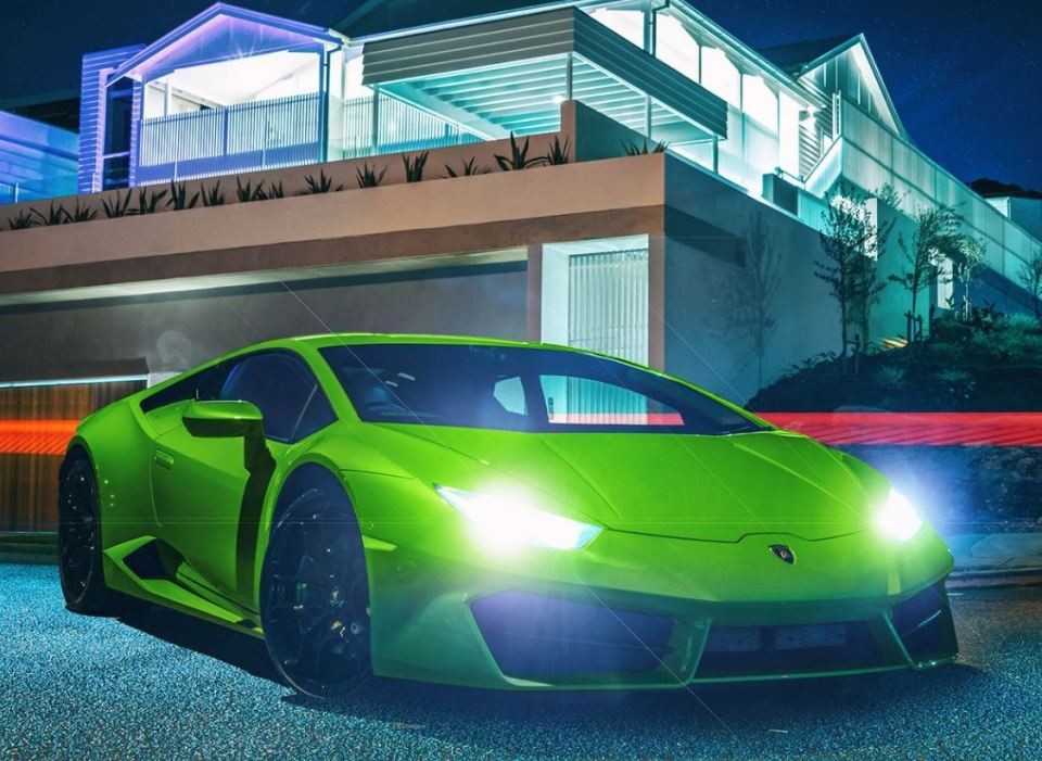 E de presente... um Lamborghini Huracan