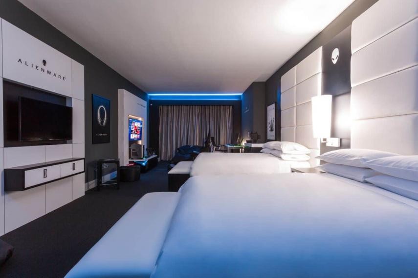 Um quarto com duas casas Um quarto com duas casas