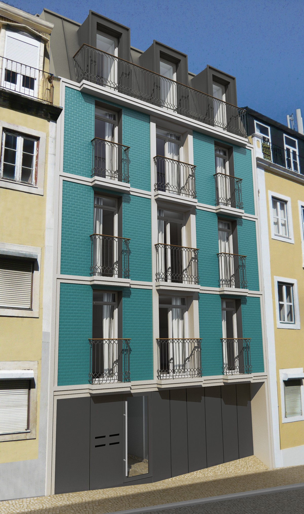 Novo Trinas 124 em Lisboa: apartamentos de luxo a estrear com varanda e garagem na Lapa