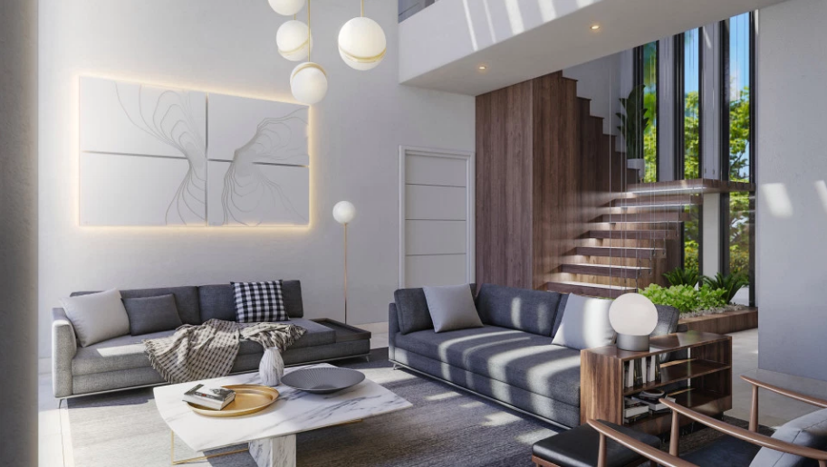 Luxo, modernidade e design de mãos dadas