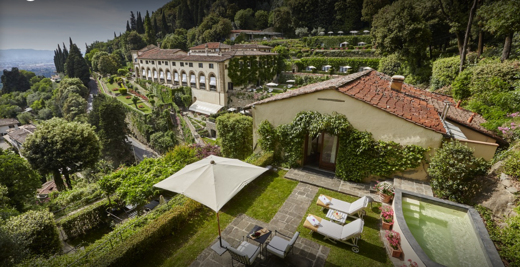 Uma floresta exuberante