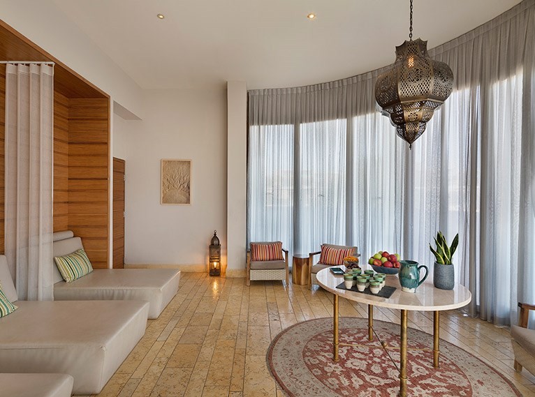 Decoração minimalista e de luxo