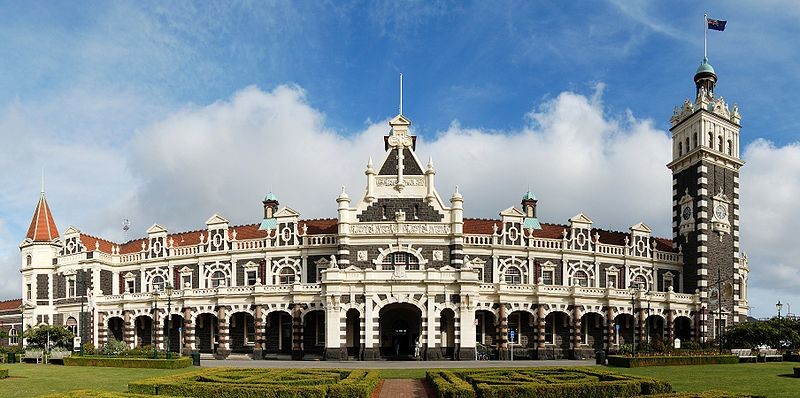 Estação Ferroviária de Dunedin, Nova Zelândia 