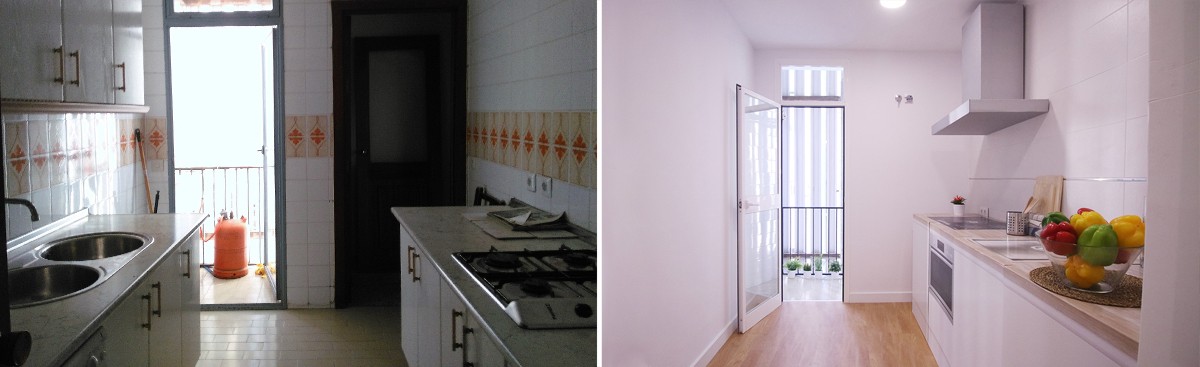 Antes e depois
