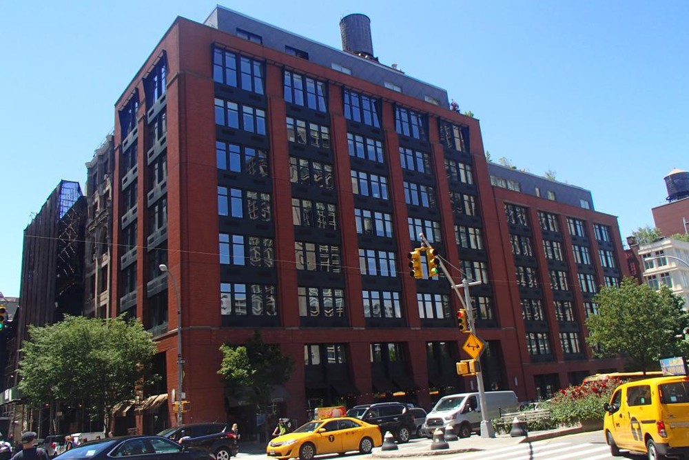 O exterior do edifício