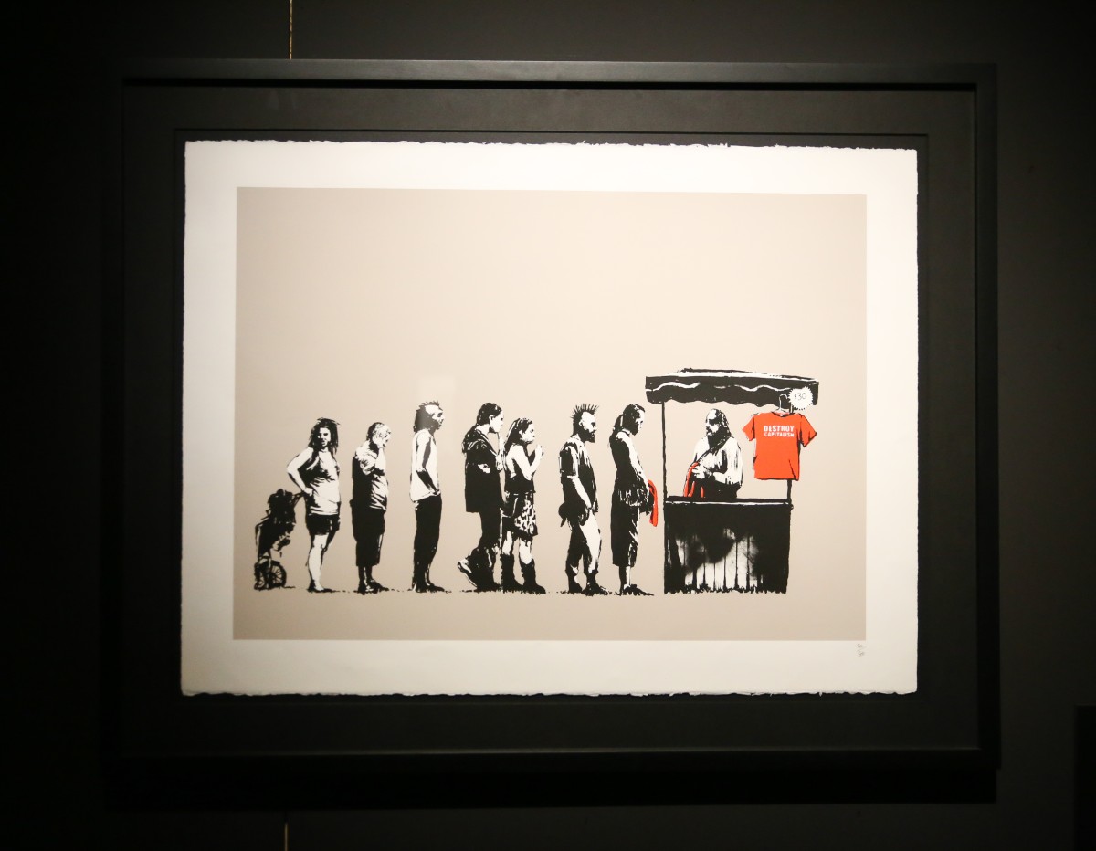 "Compra um Banksy e leva uma casa grátis"... ou a história de um artista que faz valer ouro no que toca