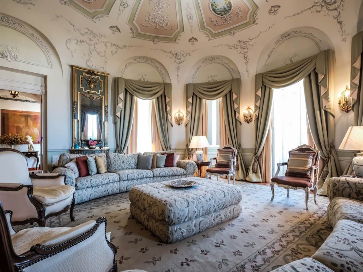 L'espace de vie de style palatial