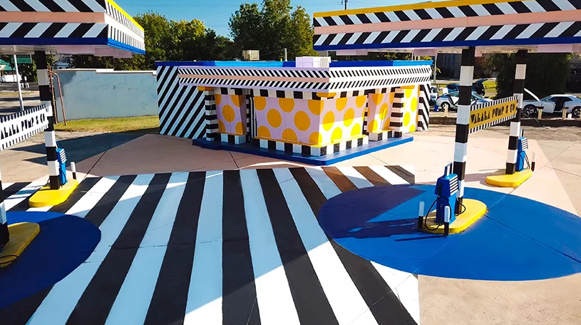 Numa das ruas principais