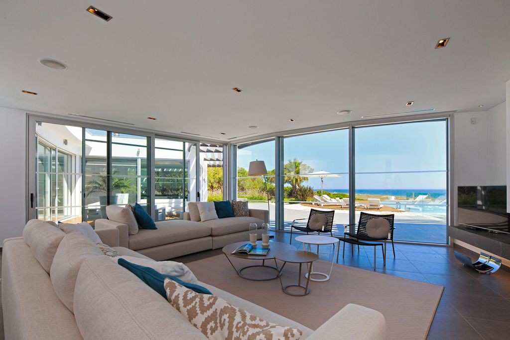 Floor to ceiling windows allow for a lot of natural light