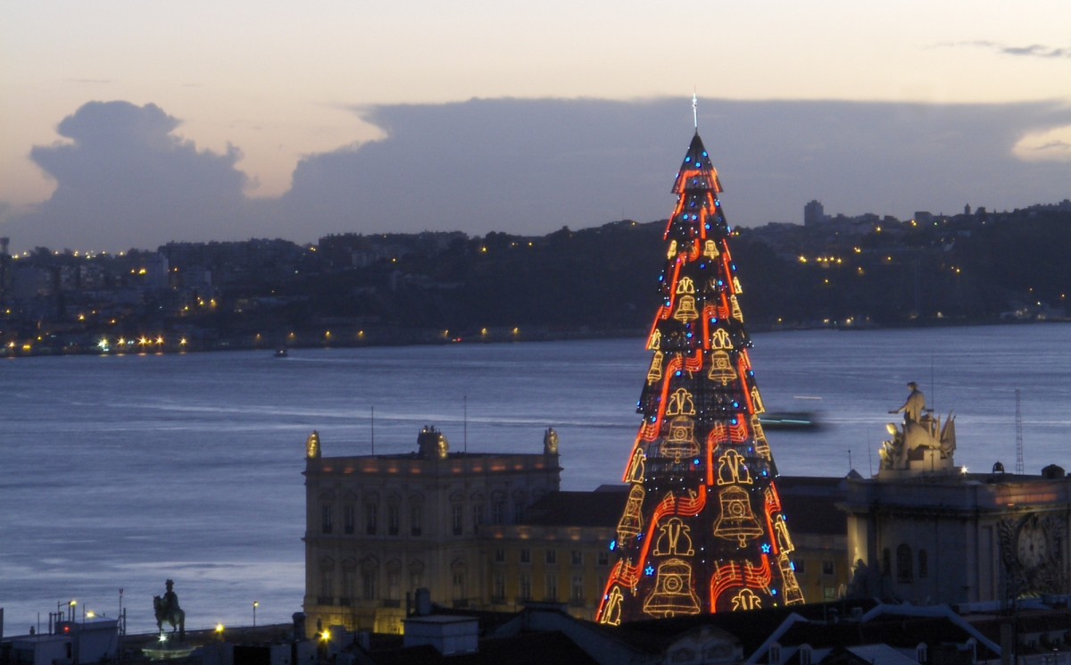 Christmas tree in Lisbon 