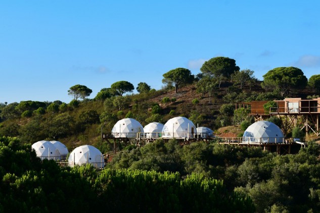 A view of the "mini houses"