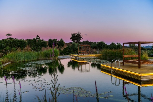 The natural swimming pool