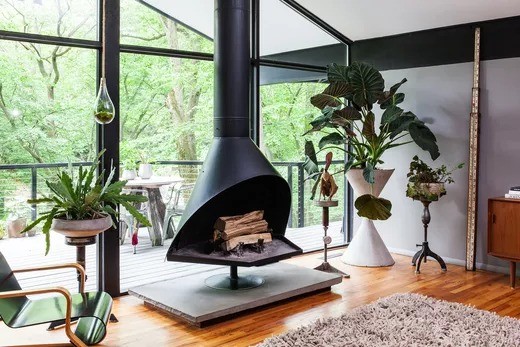 As plantas dão um ar fresco ao espaço