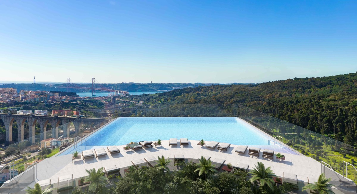 Infinity sai do papel: está a nascer em Campolide uma torre “gigante” com 195 apartamentos