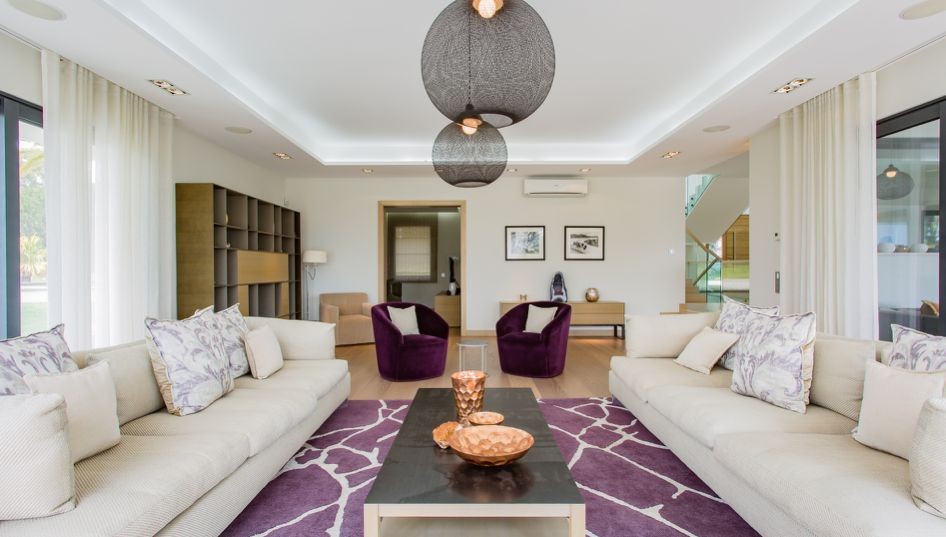 One of the large living areas One of the large living areas