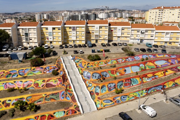 Obra de arte de RAF desde arriba / Cin
