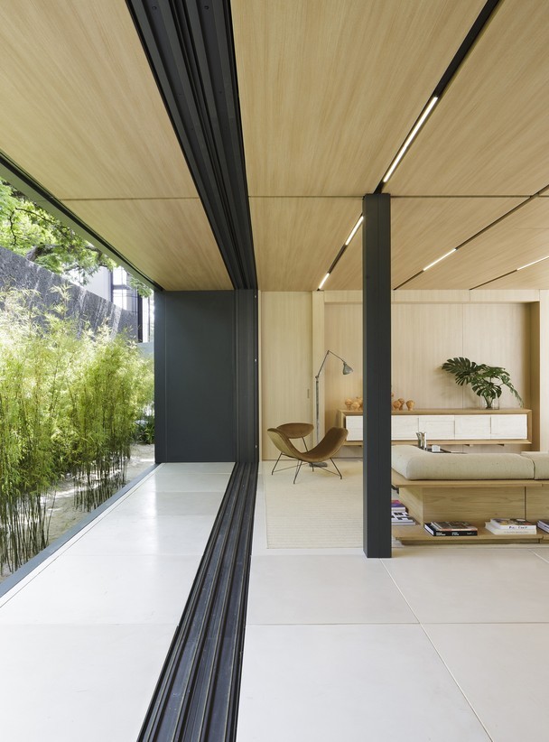 Exterior funde-se com o interior