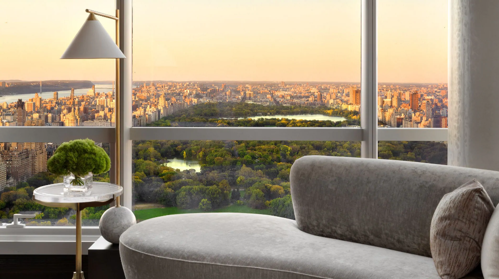 Vê-se todo o parque