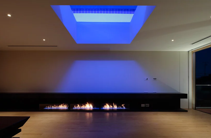 A moderna lareira