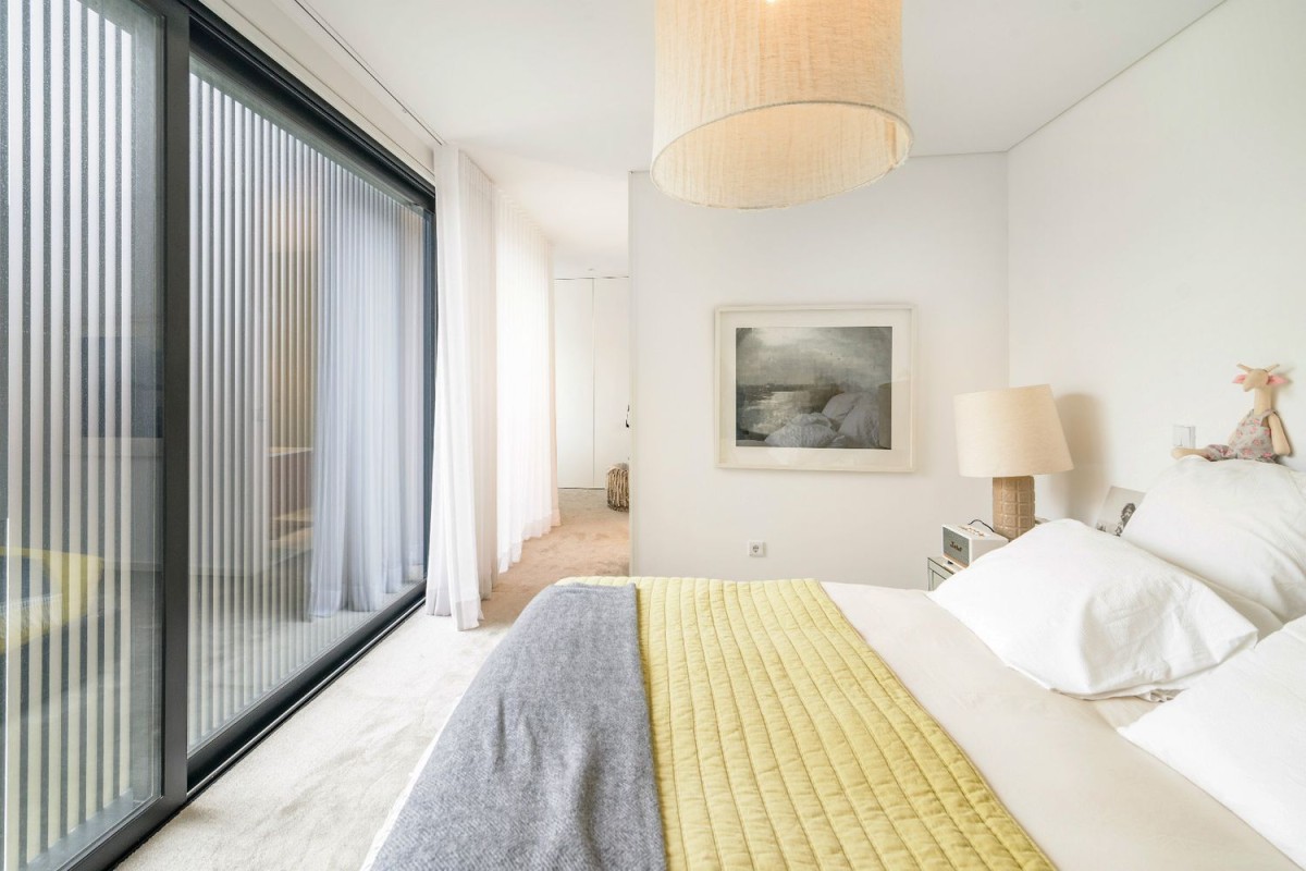 The bedrooms in the property are bright and have a neutral colour scheme