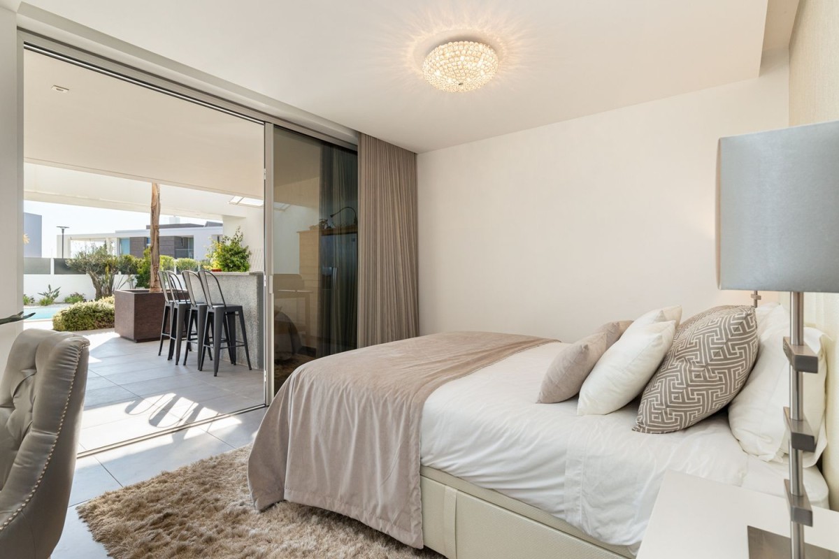 One of the luxuriously decorated bedrooms One of the luxuriously decorated bedrooms