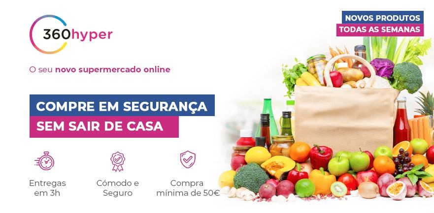 Chama-se 360hyper e é um supermercado online que nasce em Portugal em tempos de Covid-19