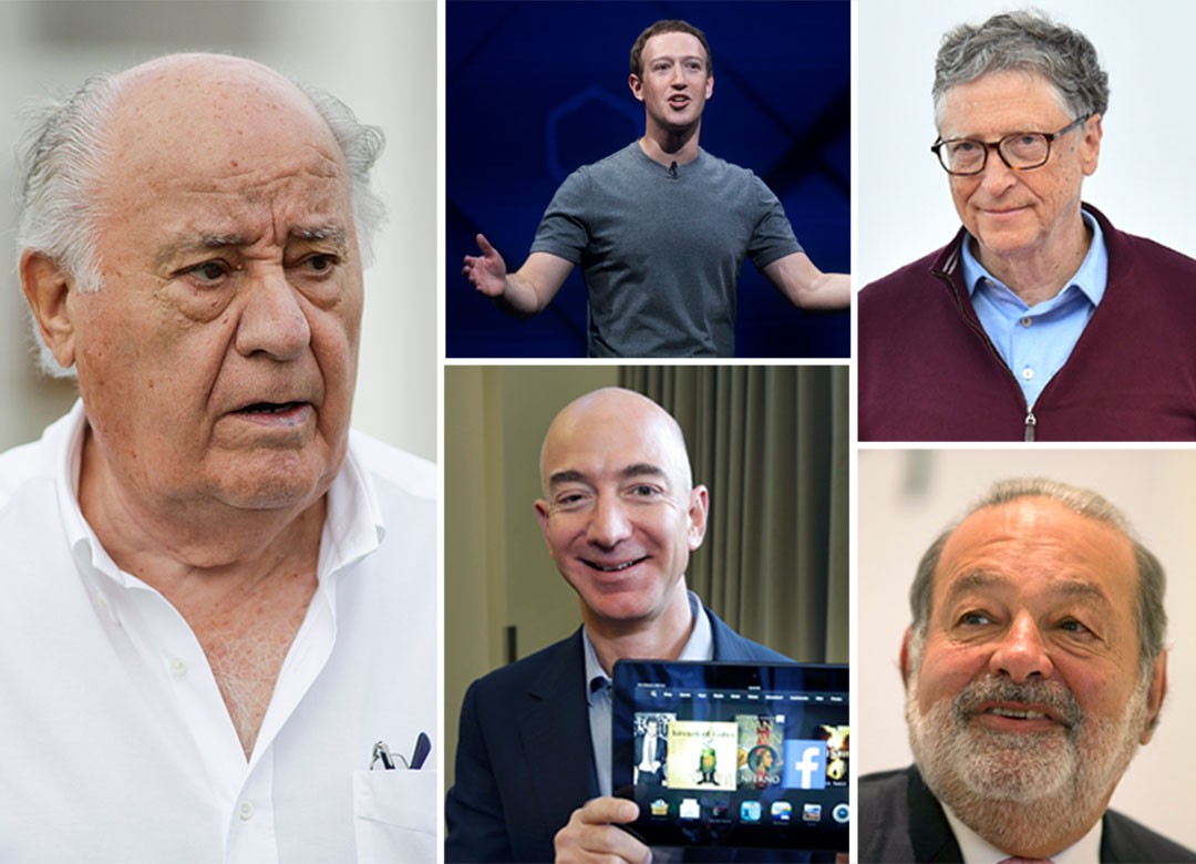 Bezos, Gates, Zuckerberg e outros: assim lutam os mais ricos do mundo contra o Covid-19