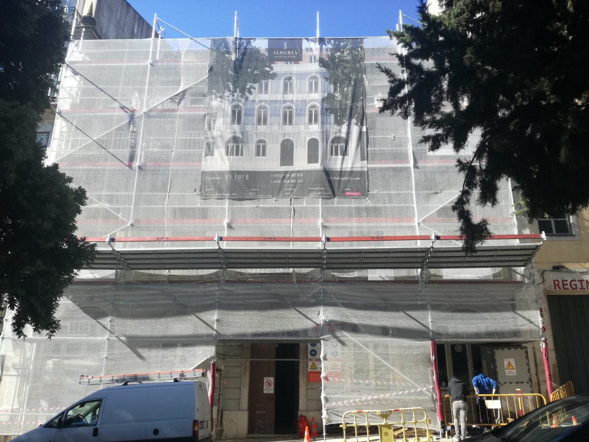 Obras do Alegria 25 (antiga sede da FPF) “continuam a bom ritmo” – apesar do Covid-19