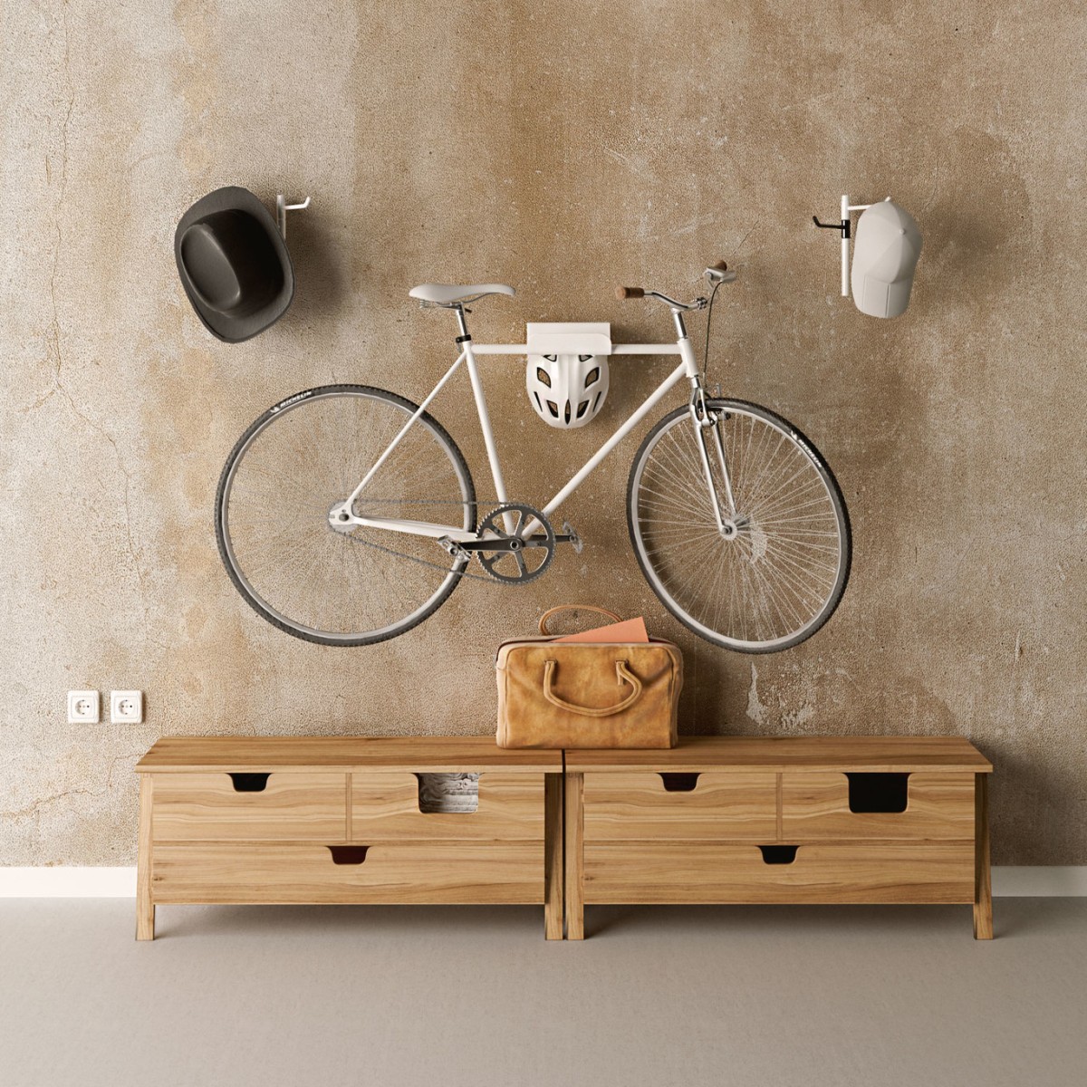 Ideias originais (e engenhosas) para guardar a bicicleta em casa