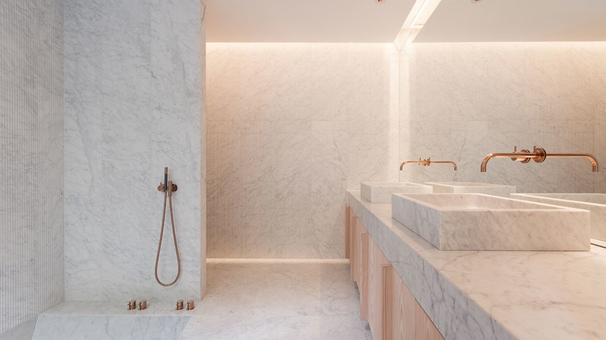 Detalhes em mármore