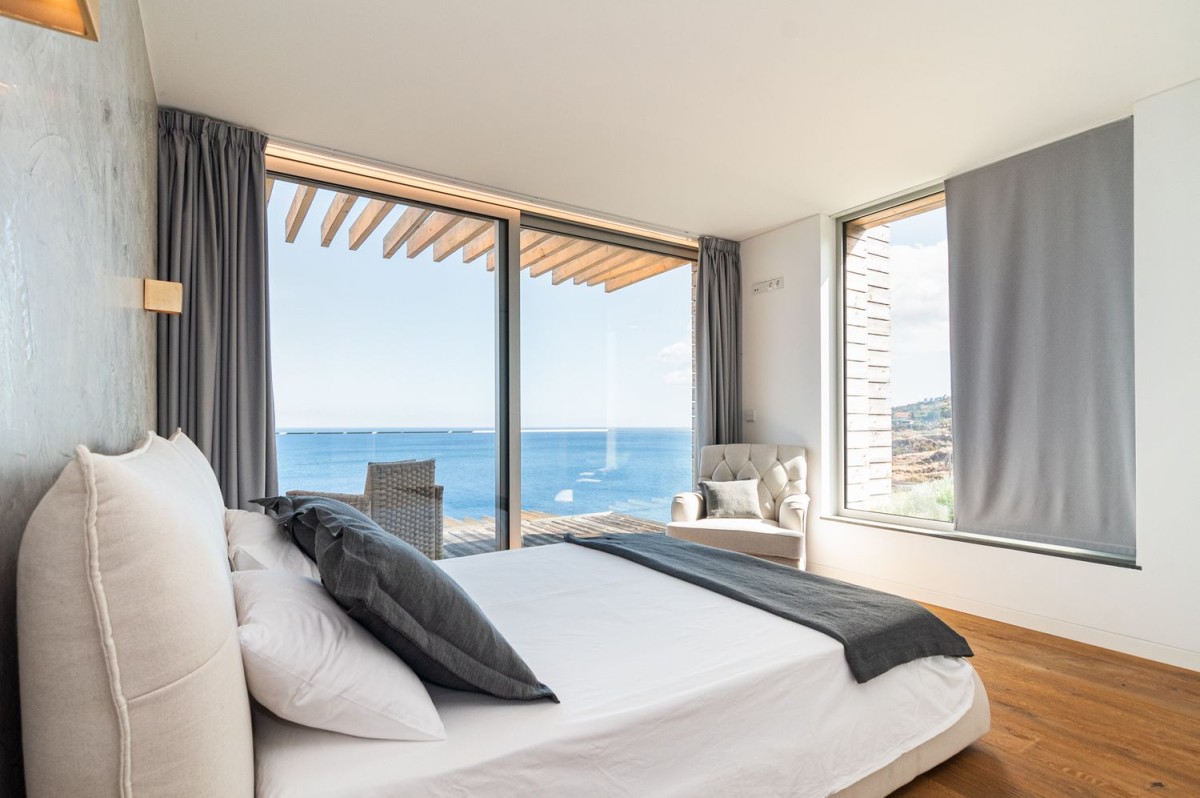 Schlafzimmer mit Meerblick
