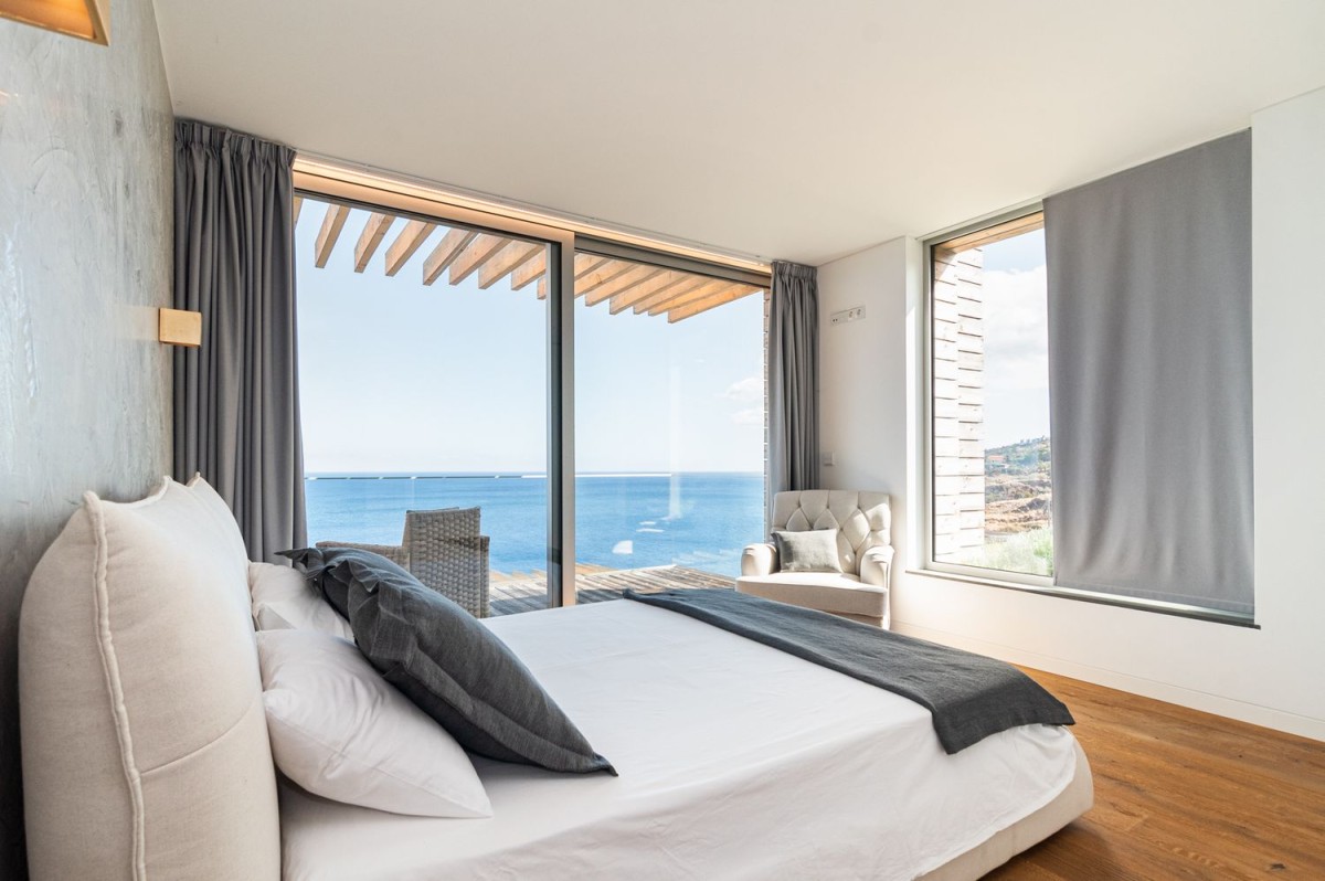 The stunning views can be enjoyed from the bedrooms