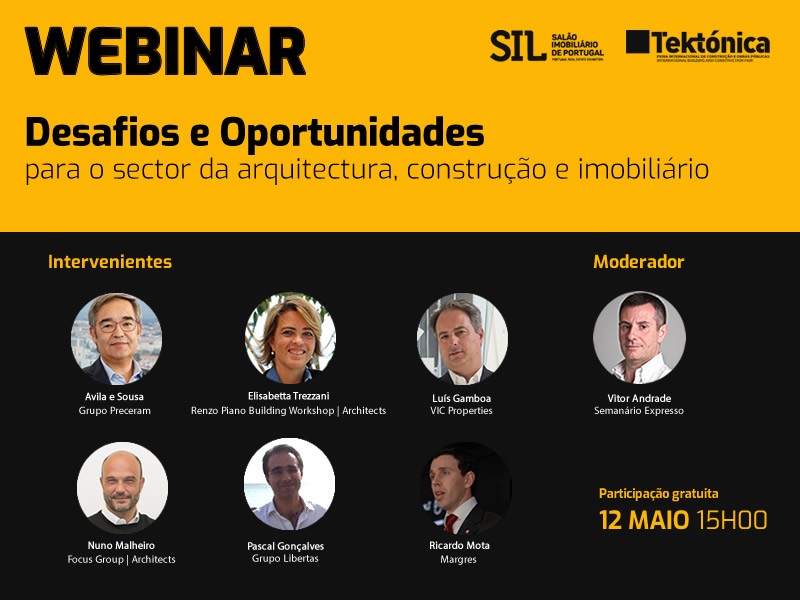 TEKSIL 2020: desafios e oportunidades para o imobiliário debatidos amanhã em webinar