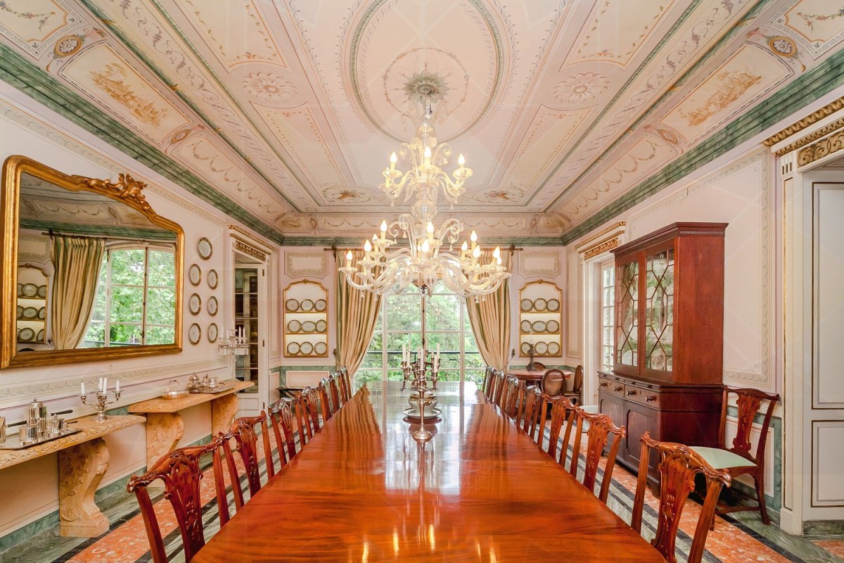 Original features can be found in the property's beautiful dining room