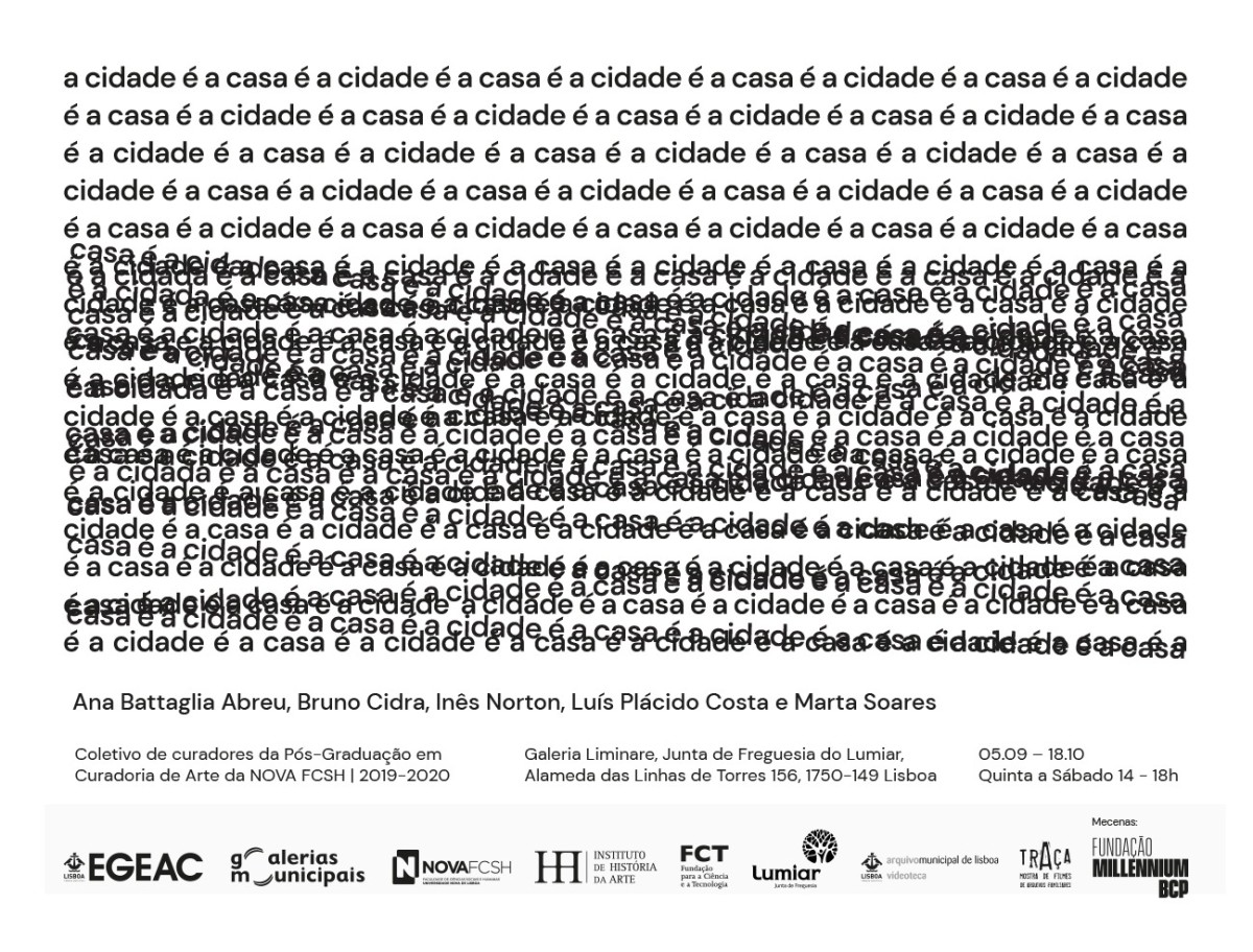 “A cidade é a casa é a cidade é a casa" - ou quando a arte repensa a habitação em plena pandemia