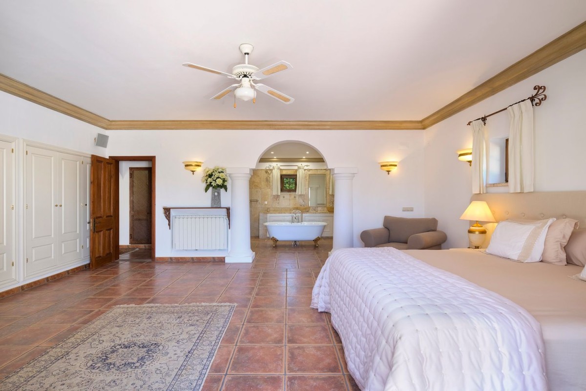 The bedrooms in the property are spacious, bright and luxurious