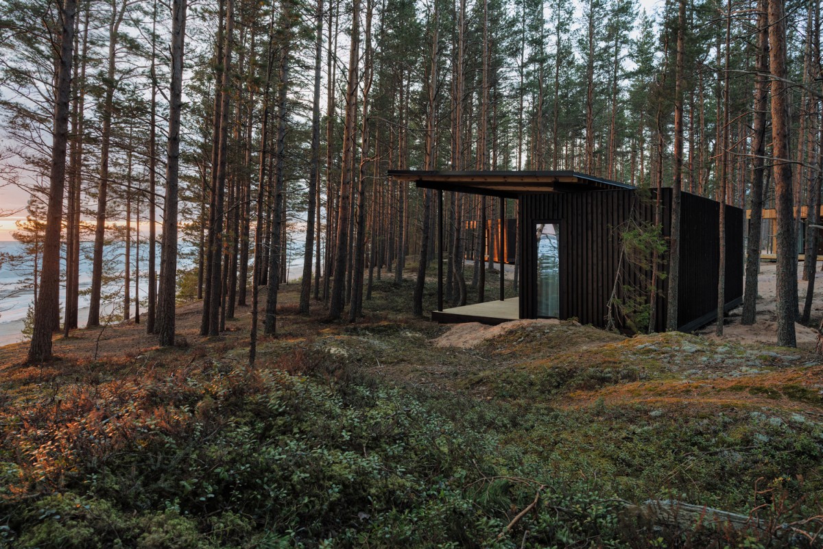 No meio da paisagem selvagem russa